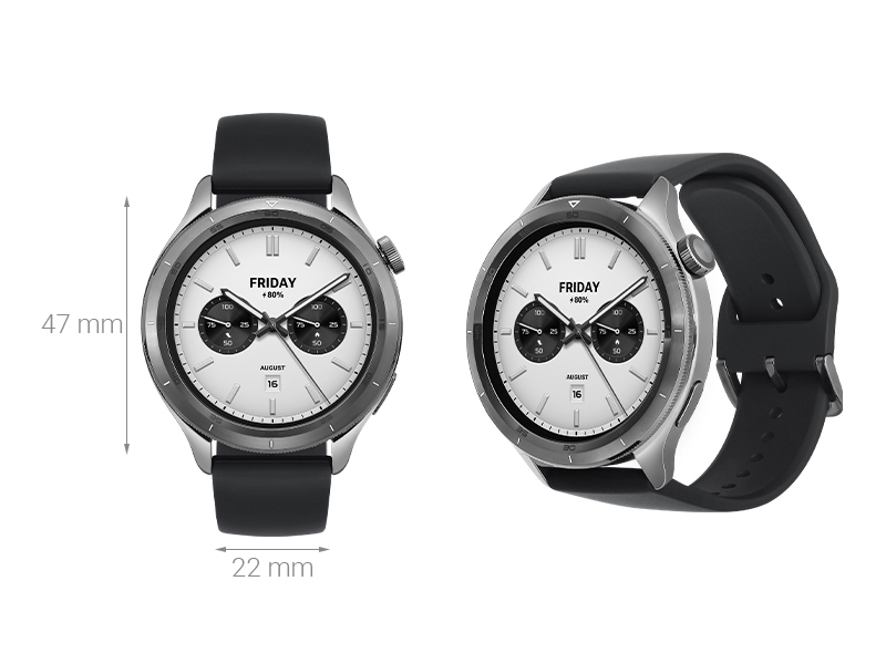 Xiaomi Watch S4 47mm dây silicone Bạc