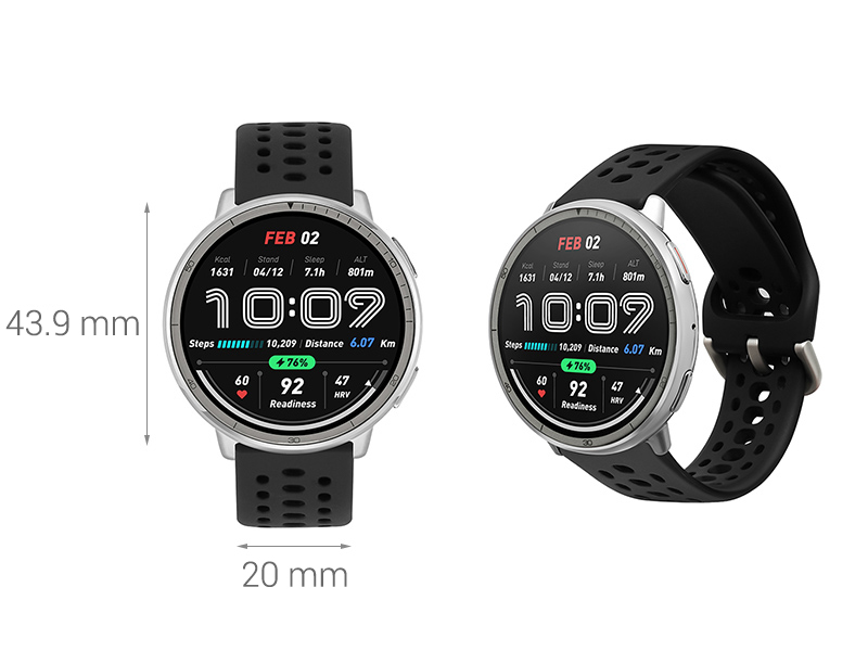 Amazfit Active 2 43.9mm dây silicone