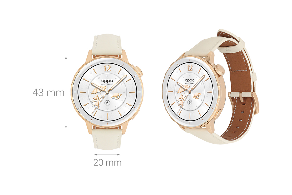 OPPO Watch X2 mini 43mm dây da
