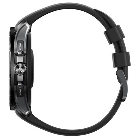 Kieslect Calling Watch Actor 46.5 mm dây silicone Đen Màu Đen