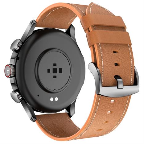 Kieslect Calling Watch Balance 45.4 mm dây da Đen Màu Đen