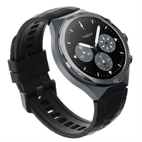 Kieslect Calling Watch Elite 2 48.6 mm dây silicone Đen Màu Đen