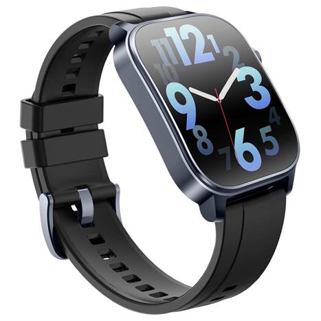 Kieslect Calling Watch Ks 3 46.8 mm dây silicone Đen Màu Đen