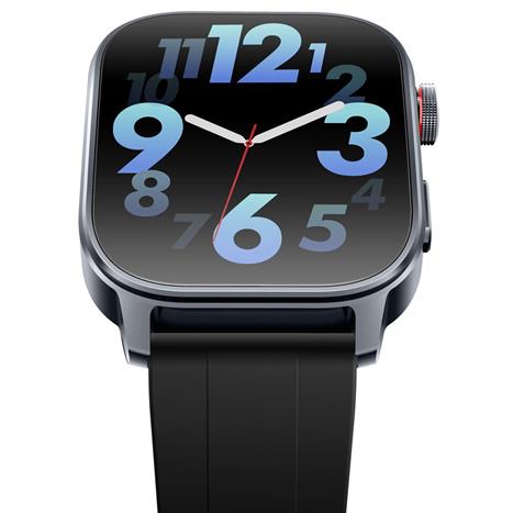 Kieslect Calling Watch Ks 3 46.8 mm dây silicone Đen Màu Đen