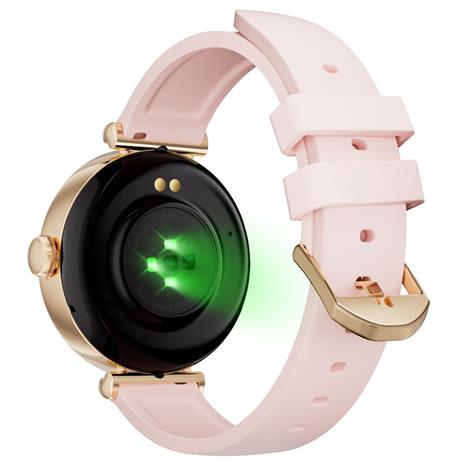 Kieslect Lady Watch Pura 40.08 mm dây silicone Vàng Hồng Màu vàng