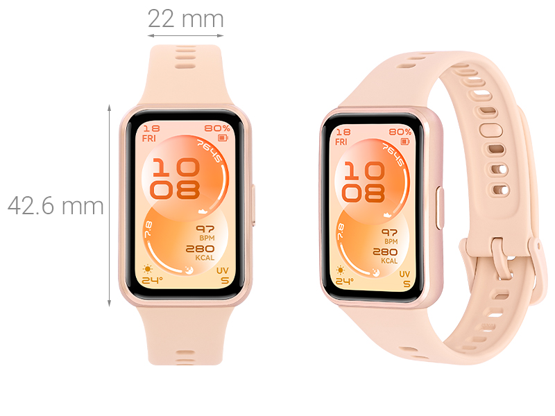 Vòng đeo tay thông minh Huawei Band 11 viền nhôm dây Fluor