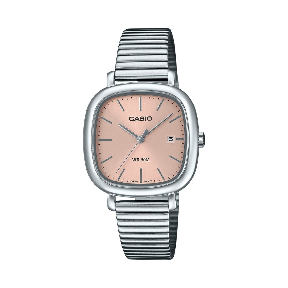 Đồng hồ Casio Timeless 30 mm Nữ LTP-B166D-4AVDF Màu Bạc