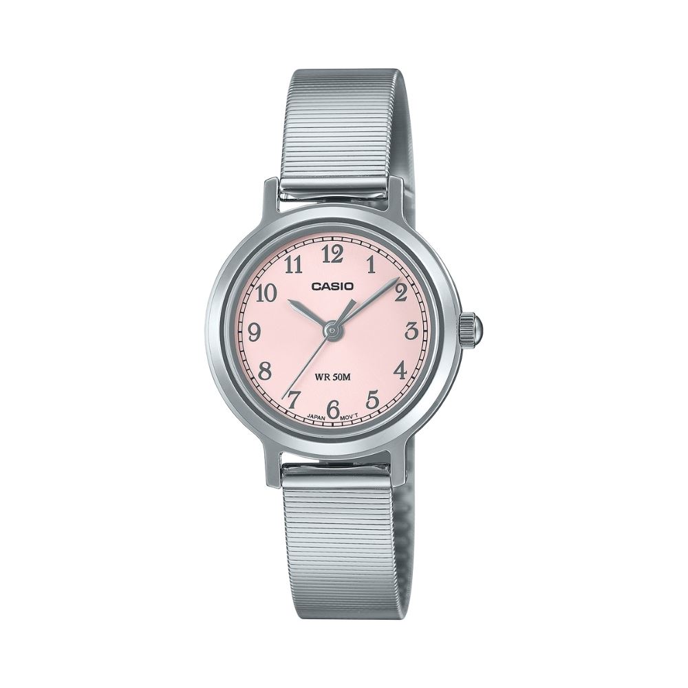 Đồng hồ Casio Timeless 28 mm Nữ LTP-B170D-4BVDF Màu Bạc