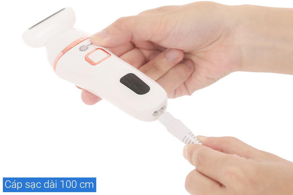 Máy làm sạch lông Coclear CS5509 Màu Trắng - Hồng