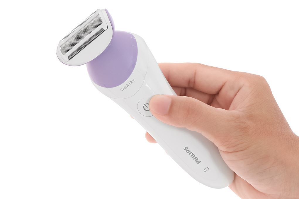 Máy làm sạch lông Philips BRL136/00 Màu Trắng - Tím