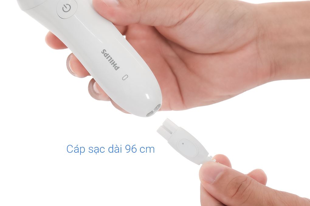Máy làm sạch lông Philips BRL136/00 Màu Trắng - Tím