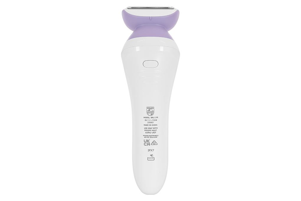 Máy làm sạch lông Philips BRL136/00 Màu Trắng - Tím