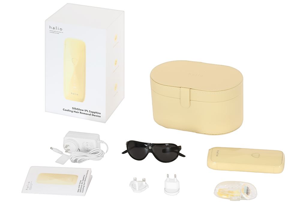Máy triệt lông lạnh Sapphire Halio SilkGlow IPL Màu Vàng