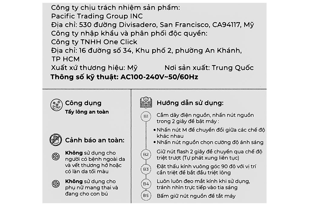 Máy triệt lông lạnh Sapphire Halio SilkGlow IPL Màu Vàng