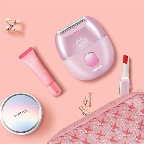 Máy làm sạch lông cá nhân Lenrood LR-1300 Màu Hồng