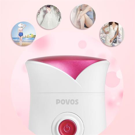 Máy làm sạch lông cá nhân POVOS PS1088 Màu Trắng - Hồng