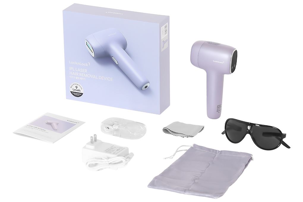 Máy triệt lông lạnh Lock&Lock IPL ENC311PUP Màu Tím