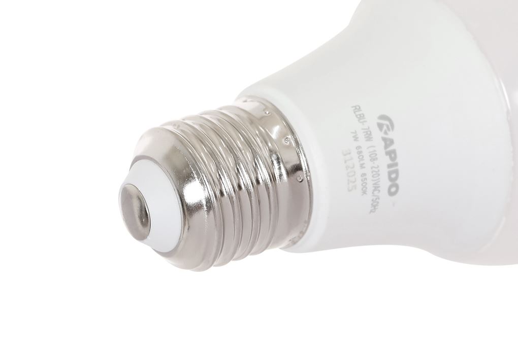 Bóng đèn Led Bulb tròn 7W Rapido RLBU-7W Màu Trắng