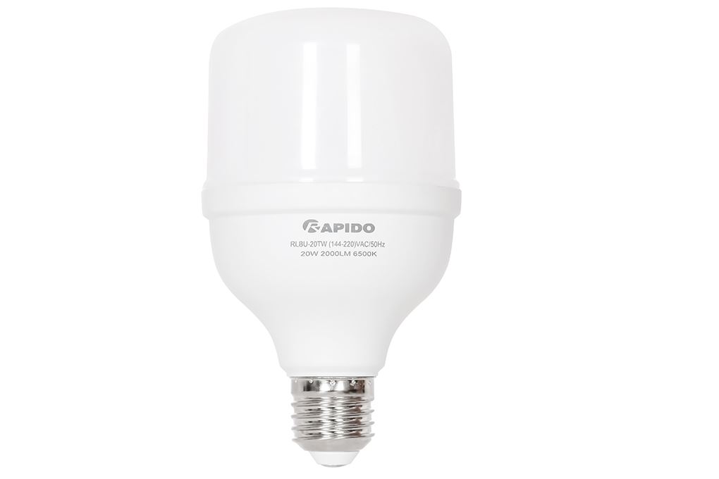 Bóng đèn Led Bulb trụ 20W Rapido RLBU-20W