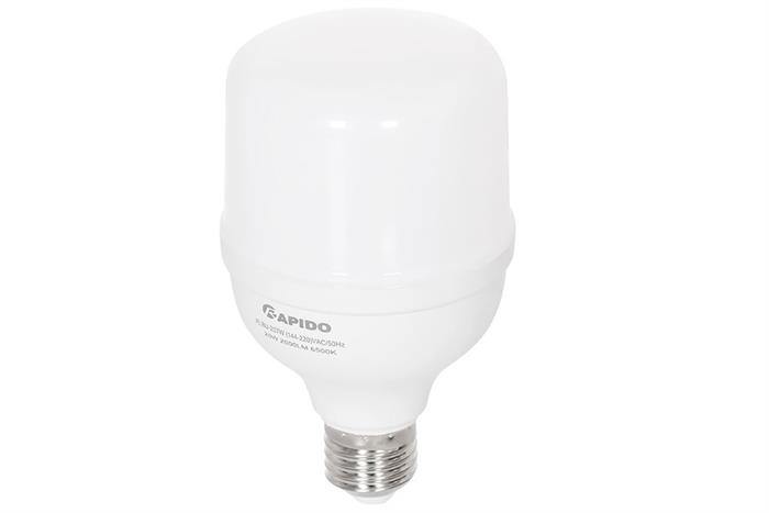 Bóng đèn Led Bulb trụ 20W Rapido RLBU-20W Màu Trắng
