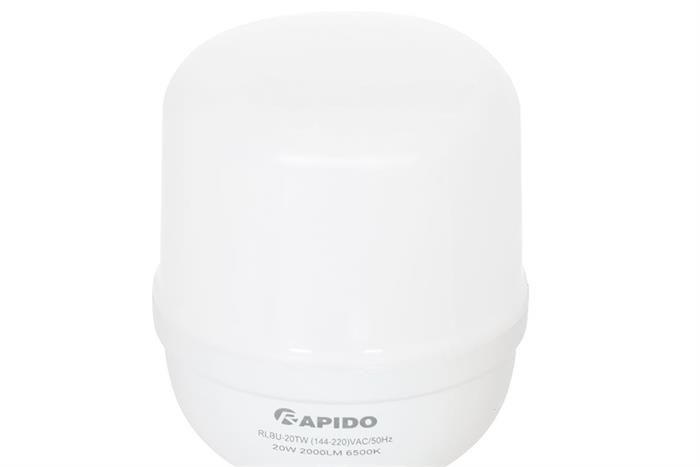 Bóng đèn Led Bulb trụ 20W Rapido RLBU-20W Màu Trắng