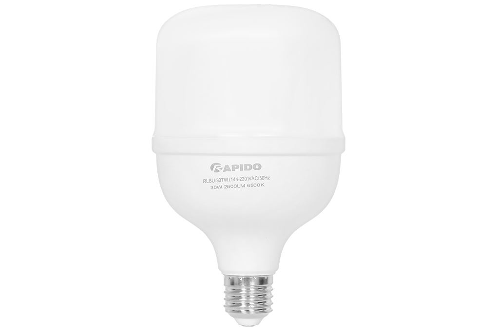 Bóng đèn Led Bulb trụ 30W Rapido RLBU-30W Màu Trắng