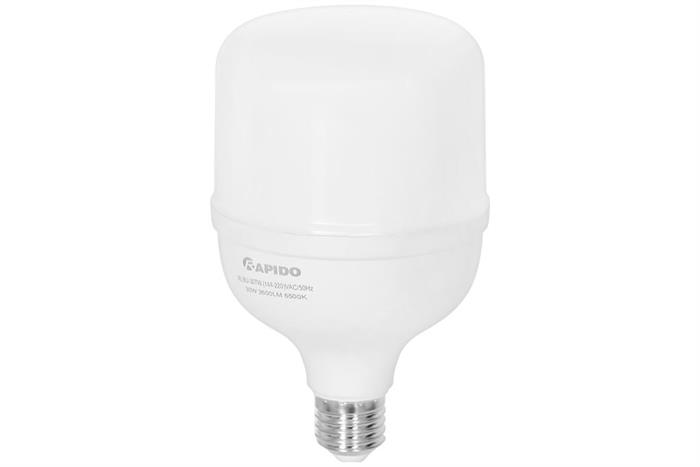 Bóng đèn Led Bulb trụ 30W Rapido RLBU-30W Màu Trắng