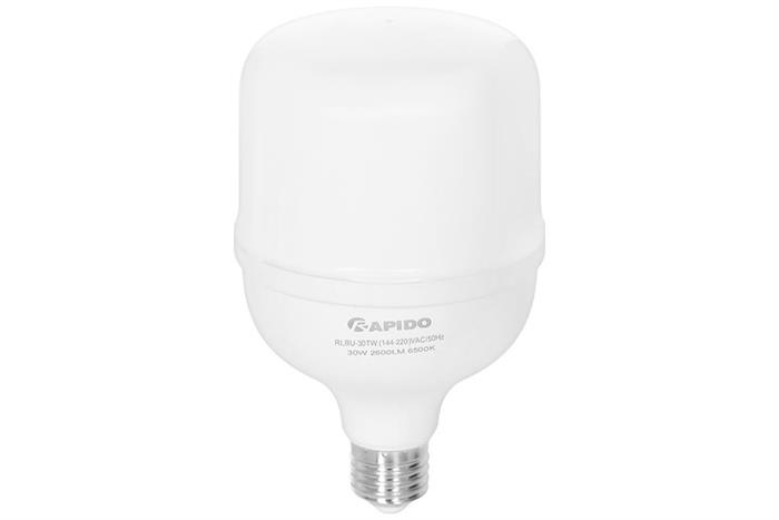 Bóng đèn Led Bulb trụ 30W Rapido RLBU-30W Màu Trắng