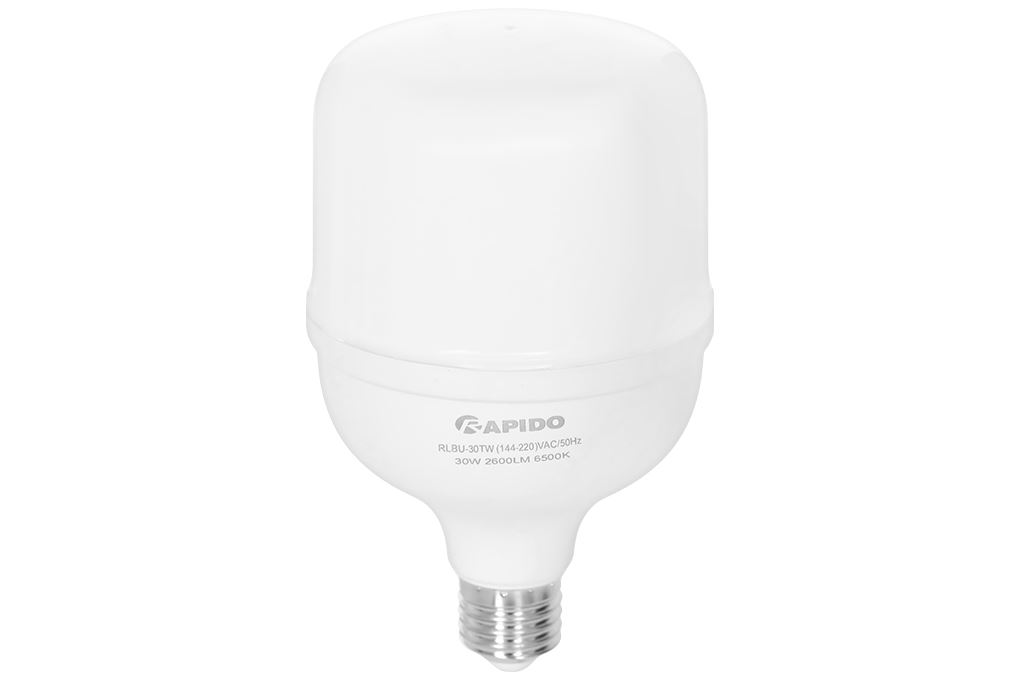 Bóng đèn Led Bulb trụ 30W Rapido RLBU-30W Màu Trắng