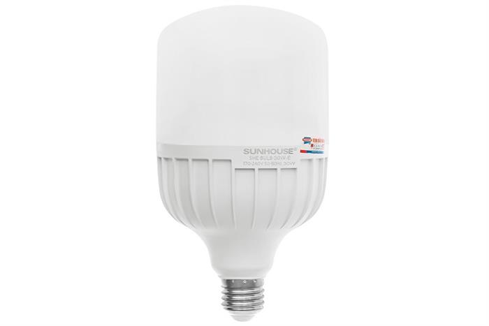 Bóng đèn Led Bulb trụ 30W Sunhouse Eco SHE-BULB-30W-E Màu Trắng