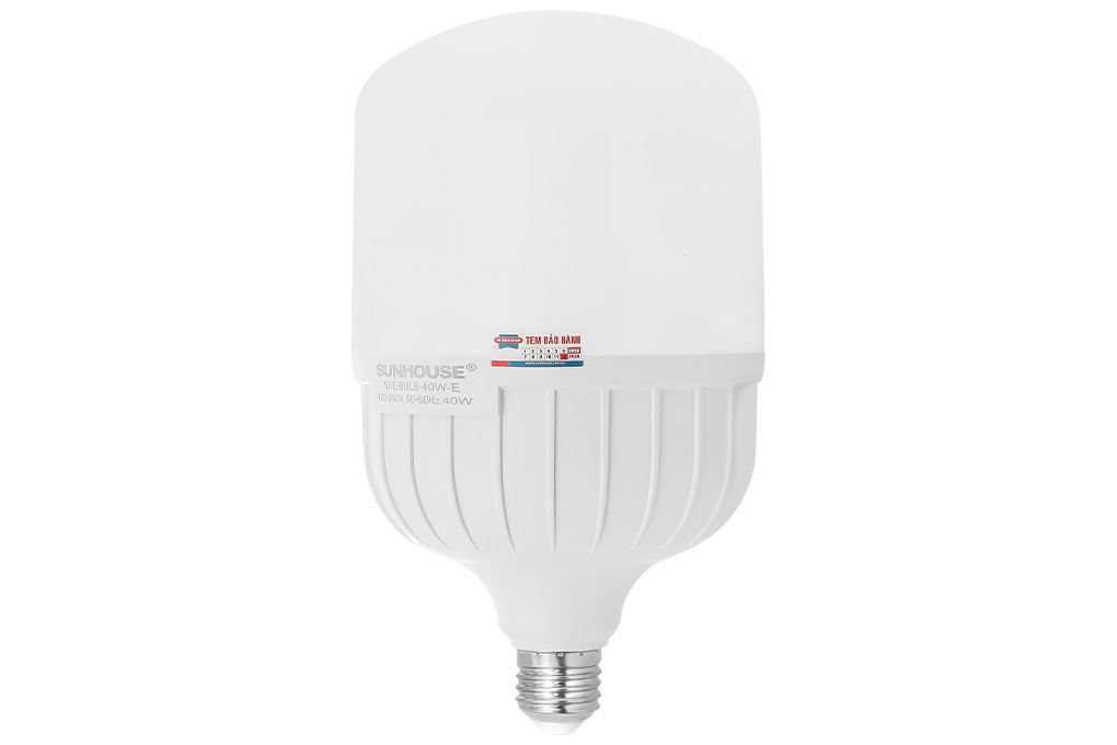 Bóng đèn Led Bulb trụ 40W Sunhouse Eco SHE-BULB-40W-E Màu Trắng