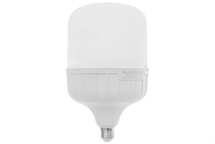 Bóng đèn Led Bulb trụ 50W Sunhouse Eco SHE-BULB-50W-E Màu Trắng