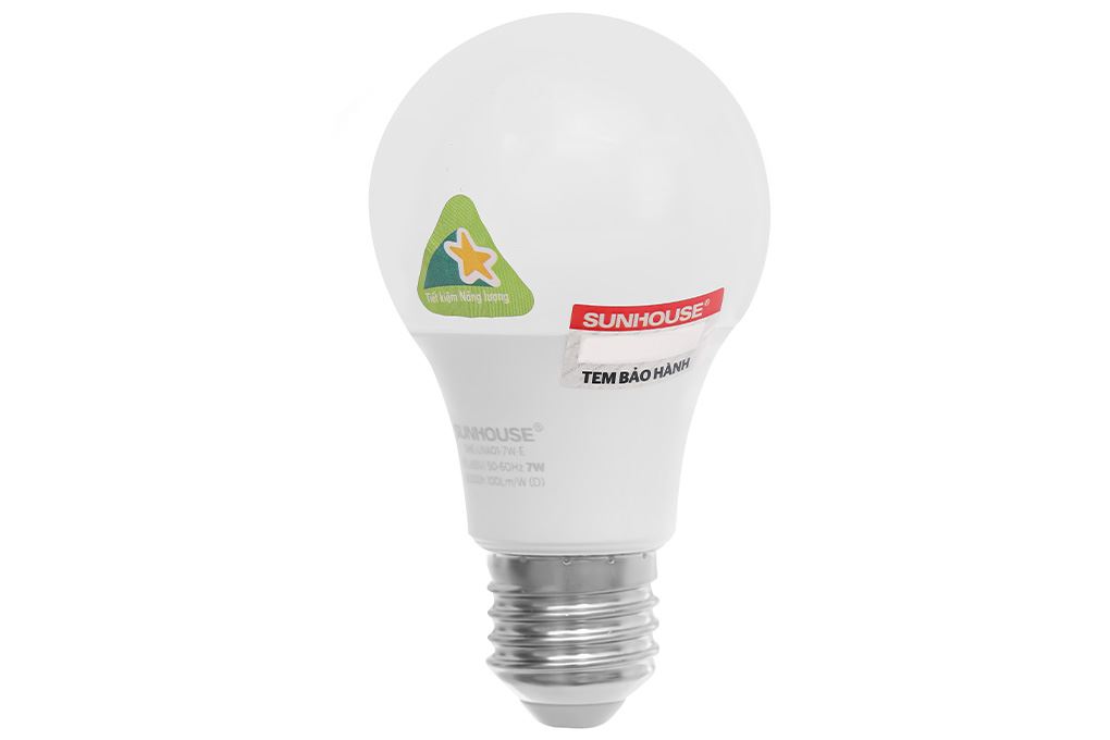 Bóng đèn Led Bulb tròn 7W Sunhouse Eco SHE-LNA01-7W-E Màu Trắng