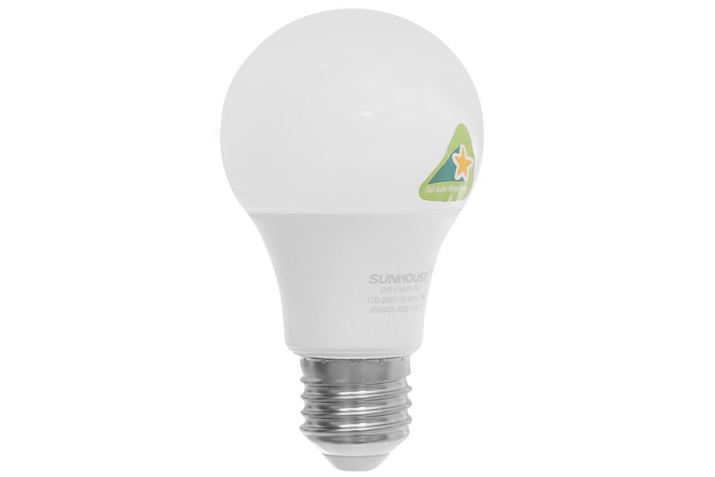 Bóng đèn Led Bulb tròn 7W Sunhouse Eco SHE-LNA01-7W-E Màu Trắng