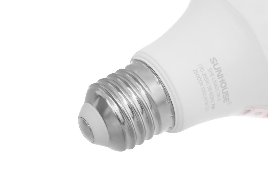 Bóng đèn Led Bulb tròn 7W Sunhouse Eco SHE-LNA01-7W-E Màu Trắng
