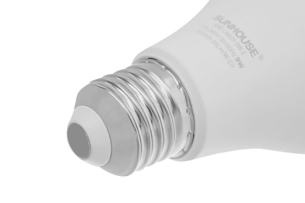 Bóng đèn Led Bulb tròn 9W Sunhouse Eco SHE-LNA01-9W-E Màu Trắng