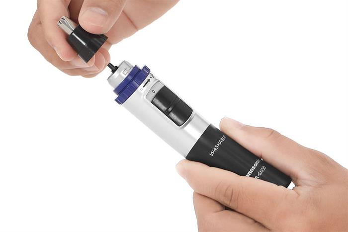 Máy tỉa lông mũi, lông tai, lông mày và râu Panasonic ER-GN30-K453 Màu Đen