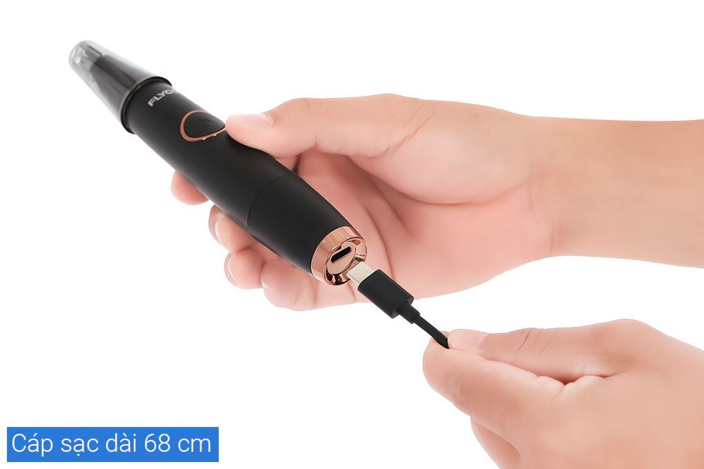 Máy tỉa lông mũi Flyco FS5600VN Màu Đen
