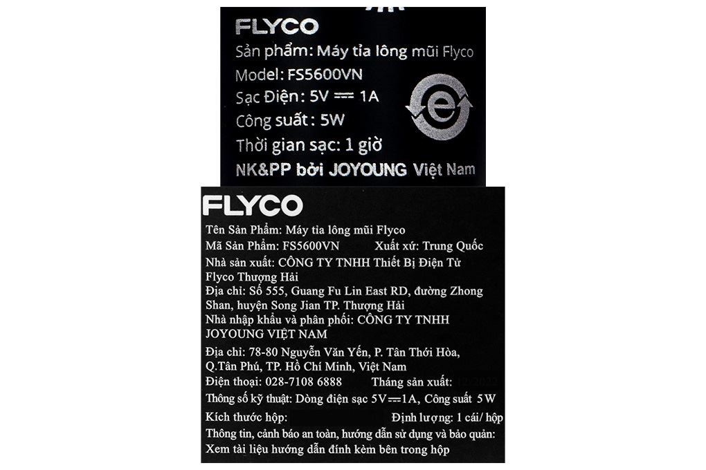 Máy tỉa lông mũi Flyco FS5600VN - 15