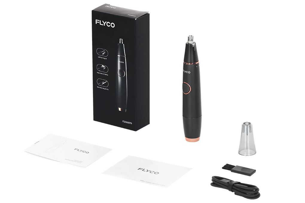 Máy tỉa lông mũi Flyco FS5600VN Màu Đen