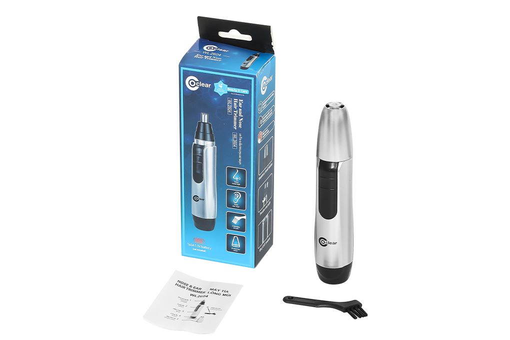 Máy tỉa lông mũi, lông tai và lông mày Coclear WL2604 Màu Đen