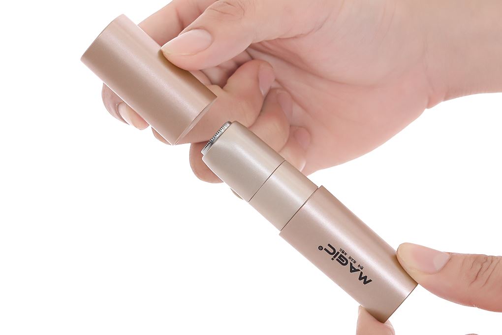 Máy tỉa lông mũi và lông mày Magic B-50 Màu Hồng Gold