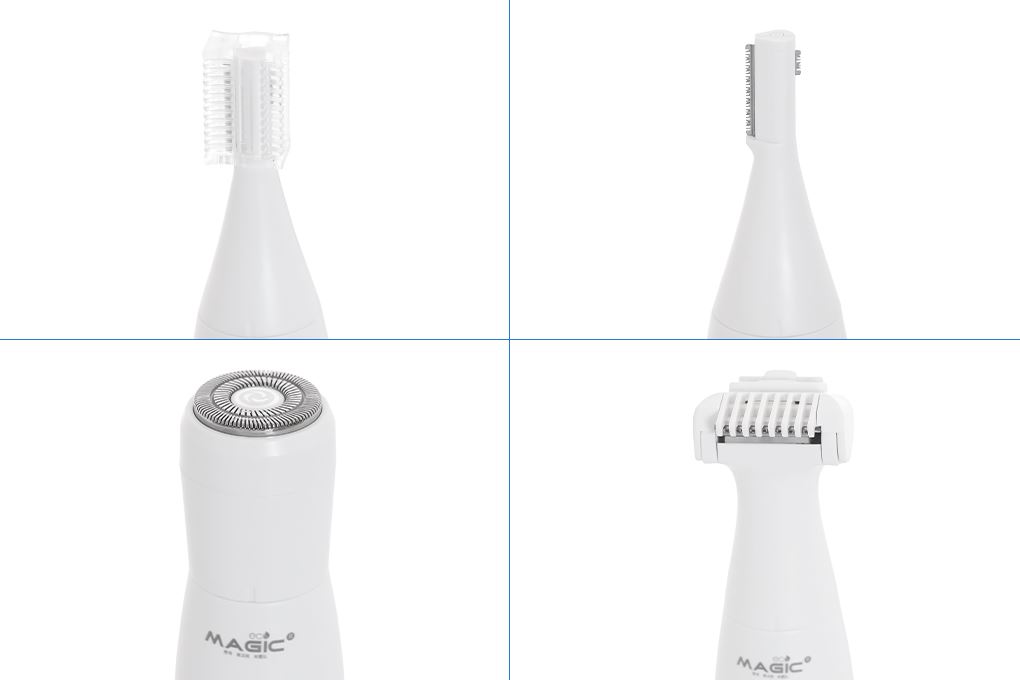 Máy tỉa lông mũi, lông tai, lông mày và râu Magic Eco PRO-20 Màu Trắng