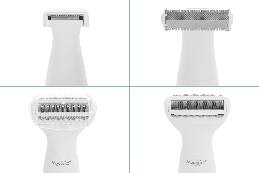 Máy tỉa lông mũi, lông tai, lông mày và râu Magic Eco PRO-20 Màu Trắng