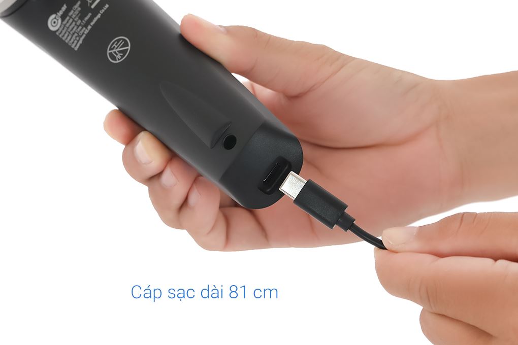 Tông đơ cắt tóc đa năng pin sạc Coclear HC5216 Màu Xám xanh