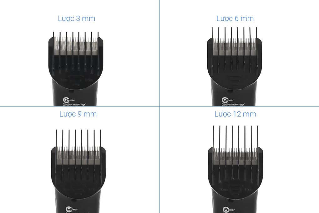 Tông đơ cắt tóc đa năng pin sạc Coclear HC5216 Màu Xám xanh