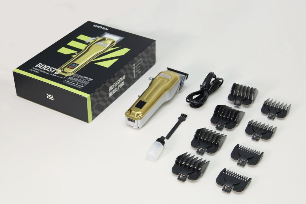 Tông đơ cắt tóc pin sạc Enchen Boost 3 Màu Vàng đồng