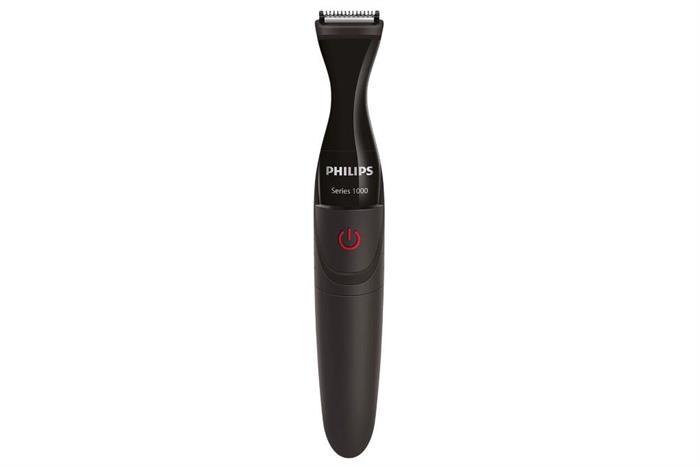 Tông đơ tạo kiểu râu pin sạc Philips MG1100/16 Màu Đen - Đỏ