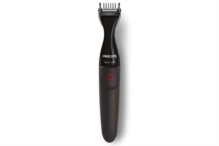 Tông đơ tạo kiểu râu pin sạc Philips MG1100/16 Màu Đen - Đỏ