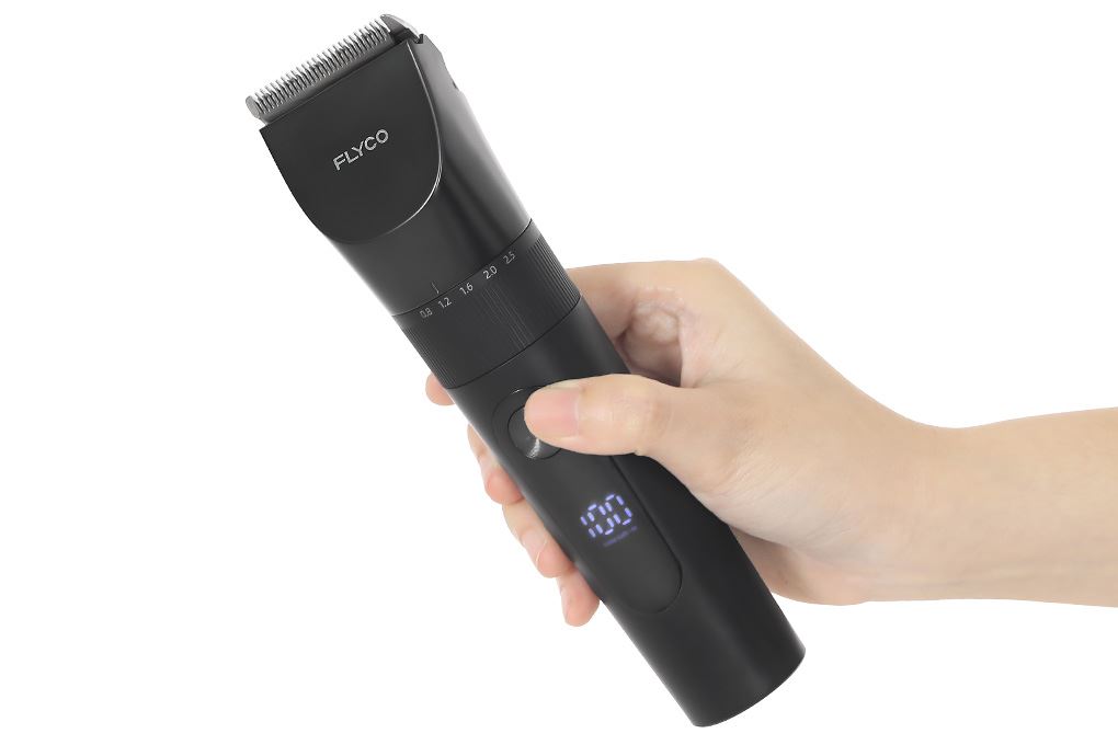 Tông đơ cắt tóc pin sạc Flyco FC5908VN Màu Đen
